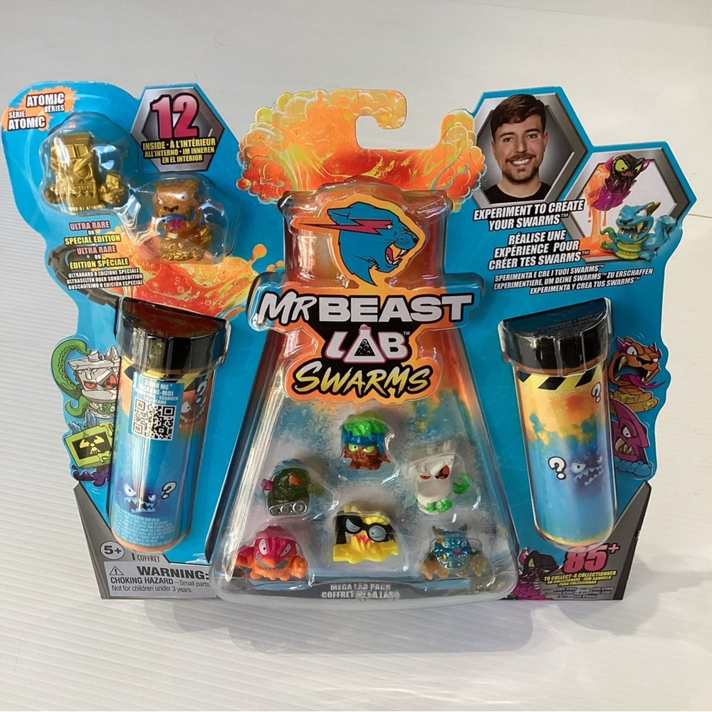 Mr. Beast Mega Lab Pack Atomic Series Swarms 12 NEW (P4)